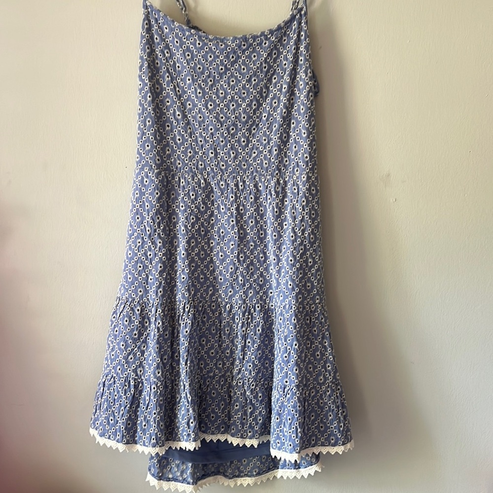 Von Maur floral tie-back quilted dress